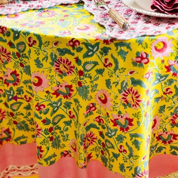 Furbish Henny Round Tablecloth - Picture 3 of 6